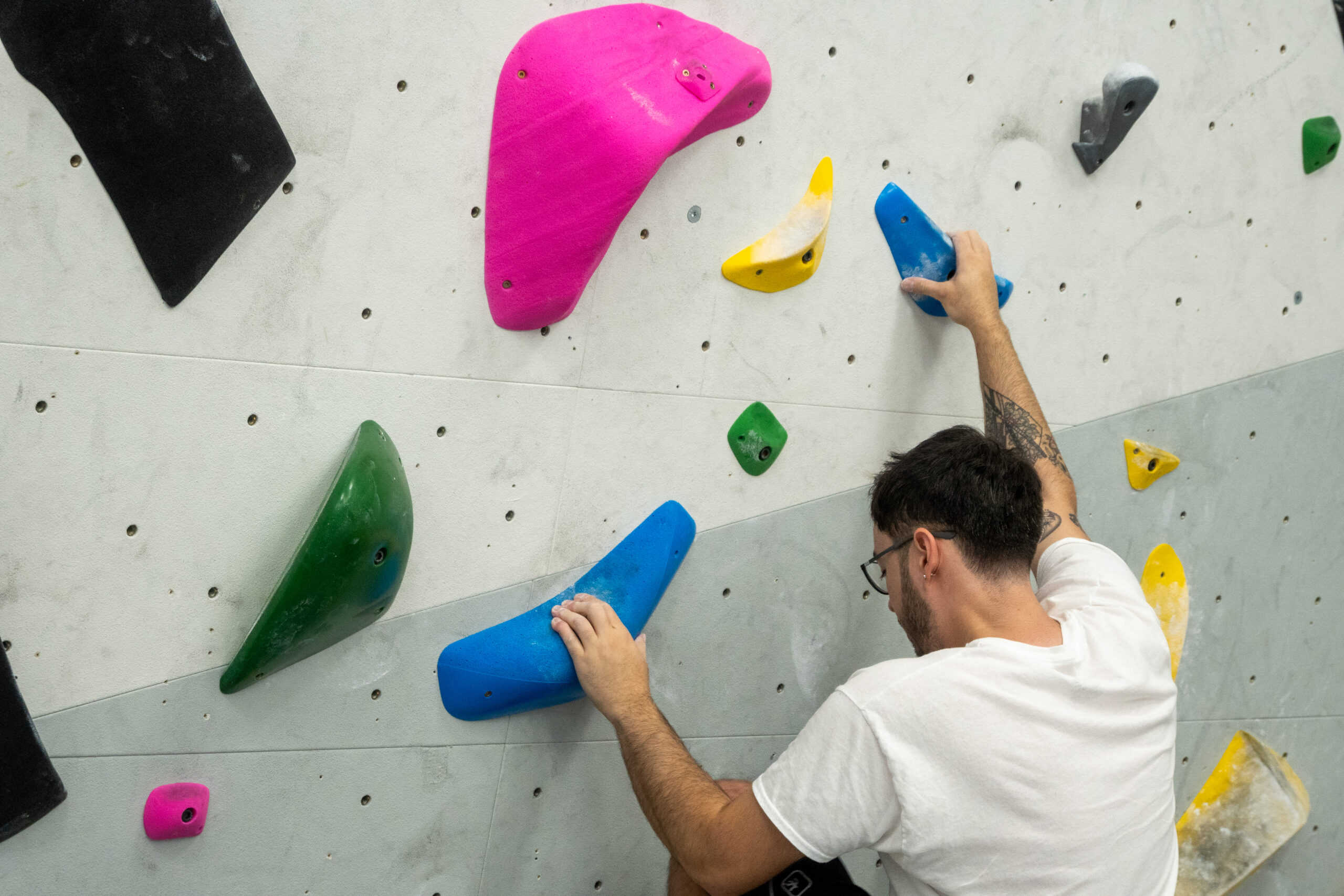 Velocity Climbing has bouldering